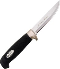 Marttiini Utility Hunter Black Stainless Fixed Blade Knife w/ Sheath 15 picture