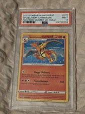Pokémon Special Delivery Charizard Holo 2022 Promo SWSH075 2022 In a PSA 9 picture