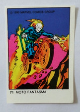 1980 Terrabusi Marvel Ghost Rider True Rookie Rare Argentina Blank Back #71 picture