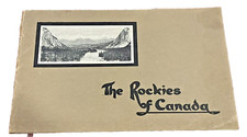 Rockies of Canada Souvenir Booklet 65 Selected Views / Points Interest Vintage picture