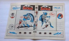 RARE  1966 BATMAN & ROBIN  SCHOOL BOOK COVER - MINT CONDITION picture