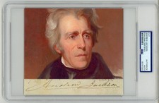 Andrew Jackson ~ Signed Autographed Authentic Signature 7th President ~ PSA DNA picture