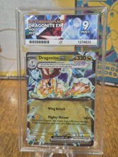 Dragonite Ex #159/197 2023 Pokémon Obsidian Flames TCG Ace Grade 9 Mint picture