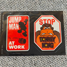Jump Man at Work, Stop Donkey Kong - 1982 Topps Donkey Kong - DONT MISS THIS picture