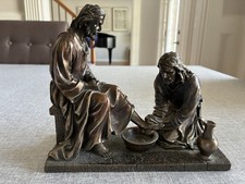 JESUS WASHING THE FEET OF THE DISCIPLE VERONESE 2012 Statue Cast Bronze Figure picture