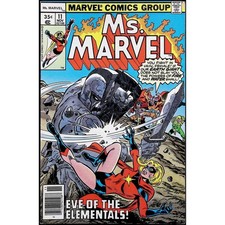Marvel Comic Ms. Marvel #11 Bronze Age Carol Danvers 1977 VF- picture