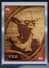 Star Wars Card Trader: Legendary (2cc) 2016 Silver Gilded Yoda Rust Firebrand picture