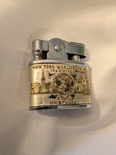 Rare Vintage 1964-1965 New York Worlds Fair Mini Pocket Lighter 1.25