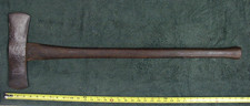 Antique Hand Forged Puget Sound  Double Bit Felling Axe,4lbs.9.7oz,11-1/2