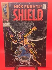 Nick Fury Agent of Shield Nov. 1968 Iconic cover art by Jim Steranko VG 4.0 picture