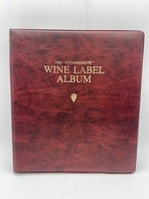 The Connoisseur Vintage Wine Label Collector Album with Pages Collectible  picture