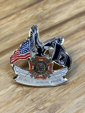 NEW VFW POW MIA Service Honor Pride Pin KG JD Veterans Foreign Wars picture