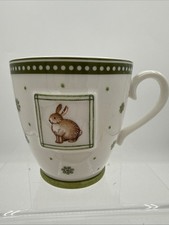 Villeroy & Boch Farmers Spring Hot Beverage Mug Bunny Rabbit Easter Springtime picture