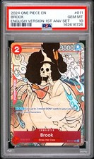 2024 ONE PIECE ENGLISH VERSION 1ST ANNIVERSARY SET #011 BROOK PSA 10 picture