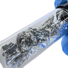 Tin Metal Crystal (Sn) – Grains Element Sample – 1 Dram Glass – Periodic Table picture