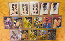 1993-1995 Topps Star Wars Galaxy 16 Card Lot “SLAVE LEIA/OOLA” picture