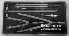 NOS Vintage Staedtler Mars-Masterbow 55109A6 Drafting Compass Set GERMANY picture