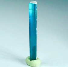 Rarest Transparent Natural Blue Paraiba Tourmaline Crystal Raw Rough Specimen picture