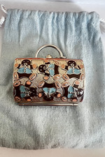 Judith Leiber Neiman Marcus Silver Teddy Bear Pill Box Trinket Vanity Box picture