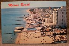 MIAMI BEACH Florida Hotels c1950s Chrome Frank Boran Vintage Postcard  picture
