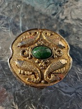 Compact Rare Vintage 1960's Max Factor Golden Seas Fish🐠🐠 Collectors 🔥🔥🔥 picture