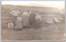 K39/ Thief River Falls Minnesota RPPC Postcard c1910 Sod Log House 453 picture