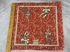 Vtg 1997 Looney Tunes Wile E Coyote Bandana Handkerchief Bandaroos Blues NEW picture