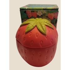 VTG Avon Pick-A-Berry Strawberry Soaps 70s Collectible Plastic Display w/ Box picture