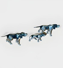 Saturno Srl- 182 AR 800 Silver Pointer Dog- Francis Howard- SET OF THREE picture