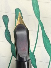 XF Waterman 24 14K Gold nib LONG TINED ULTRA SOFT Wet Noodle (video) picture