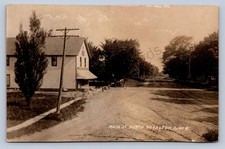J87/ North Royalton Ohio RPPC Postcard c1910 Main Street North Stores  1931 picture