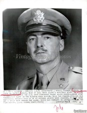 1946 Glandon Pass France General Mark Clark Advisory Staff Plane Cras Photo 7x9 picture
