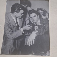 Elvis Presley 1957 Original Press Photo Mounted B&W 8x10 Portrait Signed  picture