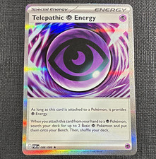 Telepathic Energy 088/088 Pokemon GO Holo Rare Special Energy EN Pokemon TCG picture