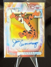 2026 Topps Chrome Disney TIGGER  Gold #/50  VOICE Jim Cummings Auto picture