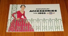 1955 Chevrolet Passenger Car Accessories Sales Brochure Catalog Bel Air picture