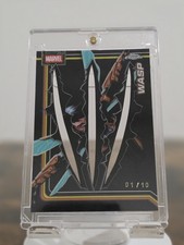 2026 Topps Chrome Marvel Comics SSP WASP CLAWED BLACK REFRACTOR 1/10 #194 Omega  picture