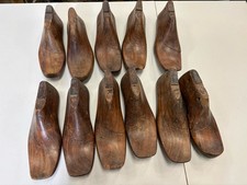 Antique Hardwood Shoes Collection of 11. $110 for All. Rare Collection picture