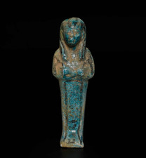 Ancient Egyptian Ushabti Figurine Rare Pharaonic Funerary Artifact Statue  BC picture