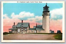 Highland Light. North Truro, Cape Cod, Massachusetts  Postcard 2 picture