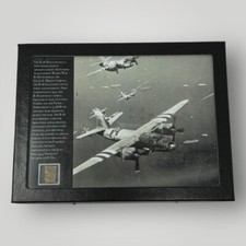 RARE WWII B-26 Marauder Aircraft Metal D-Day June 6th 1944 Mission Display picture