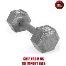 CAP Barbell 15lb Cast Iron Hex Dumbbell, Single picture