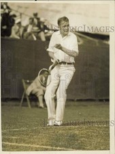 1926 Press Photo Tennis pro Vincent Richards at Crescent Club in Brooklyn, NY picture