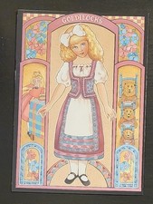 Vntg 90s Lot of 7 Peck Gandre' Paper Doll Greeting Cards Enchanted Forest Series picture