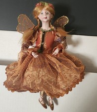 Winward Holidays Autumn Leaves Fairy Pixie Doll . picture