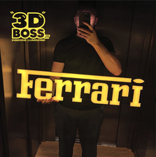 Ferrari LED Lighted Sign Garage F1 Porsche Lamborghini mv picture