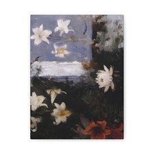 Abbott Handerson Thayer - Flower Studies - ca. 1886 - Canvas Wall Art picture