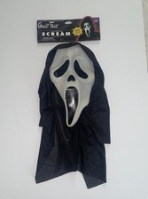 NWT NOS Vintage 1997 Easter Unlimited Fun World DIV Ghost Face Scream Mask S9206 picture