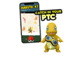 Pokemon Shiny Charmander Goggles with special background Catch in your P T C picture