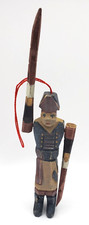 Vintage Hand Carved Wood Large Whirly Russian Dancer Ornament As Is picture
